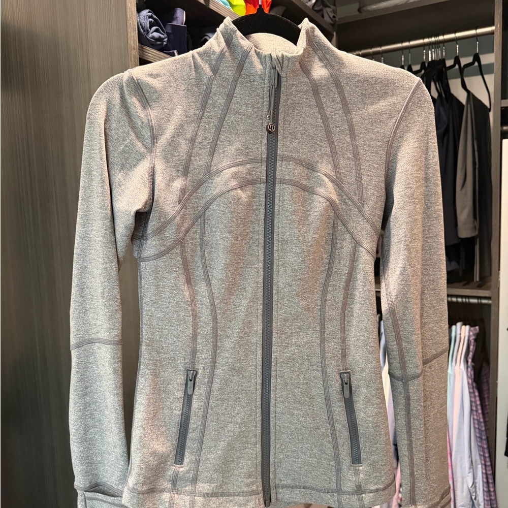 lululemon athletica Heather Gray Define Jacket - Gray